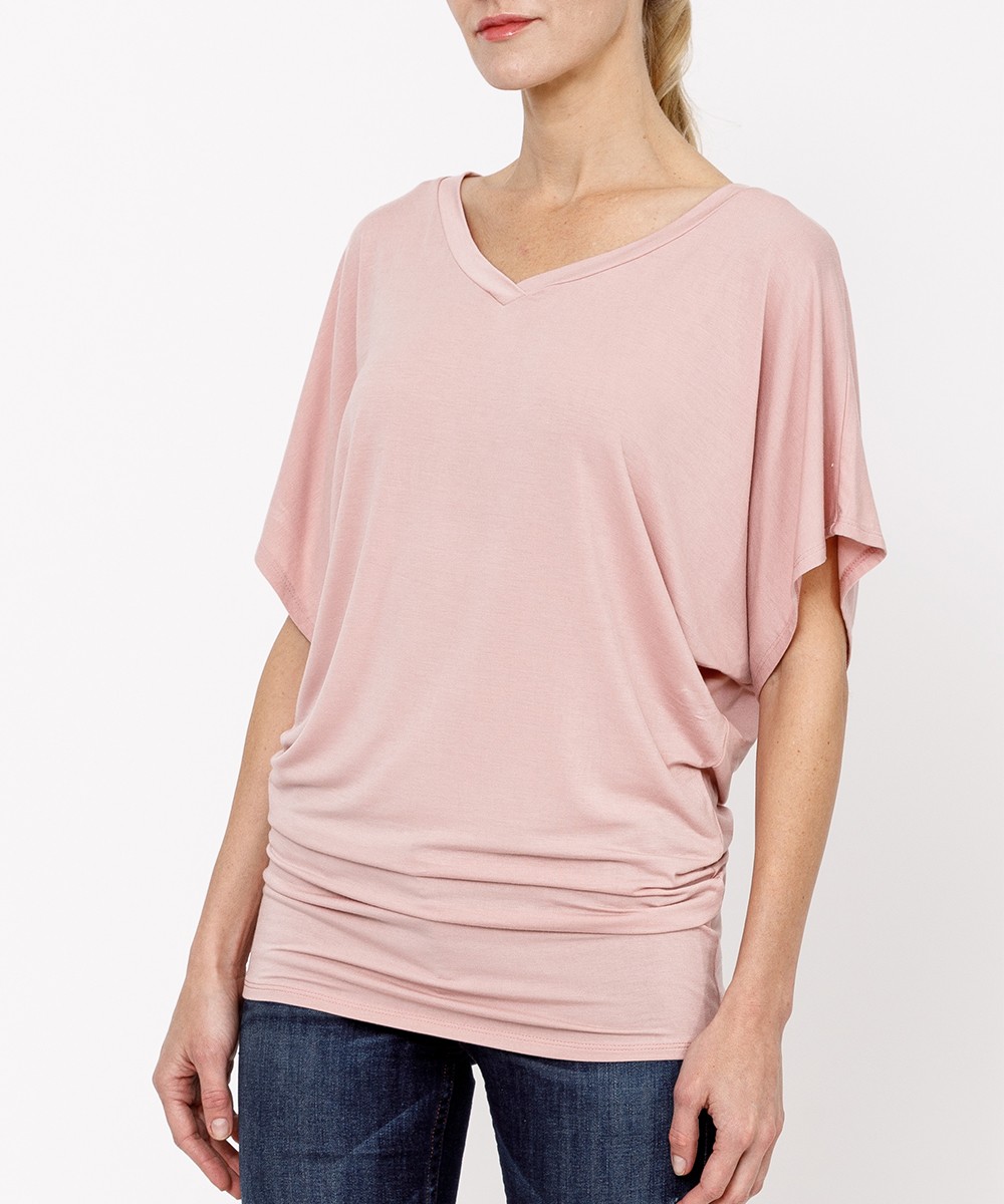 Bamboo SK signature V neck Tunic